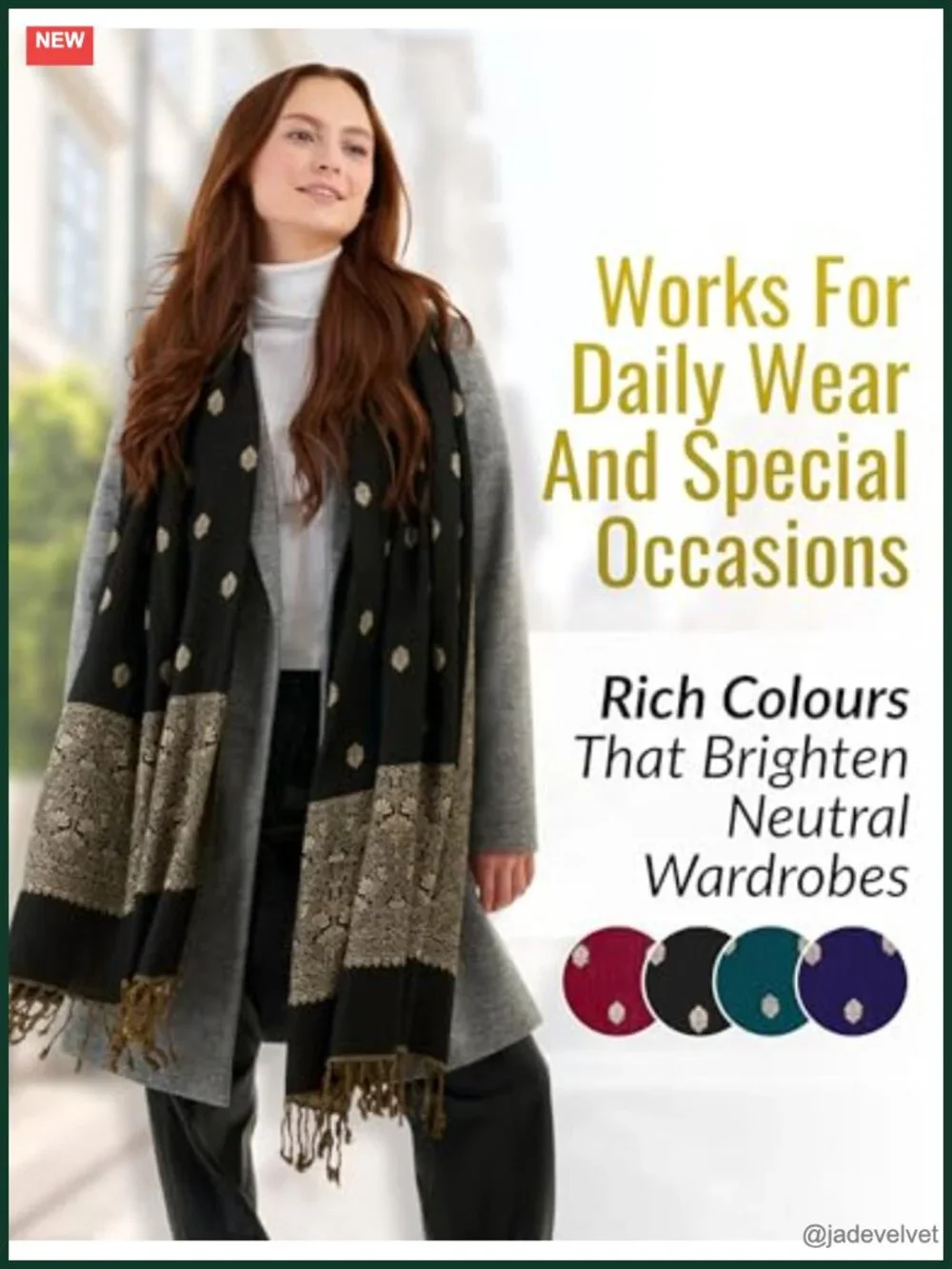 Luxurious Pashmina Scarf for Women - Gift Boxed